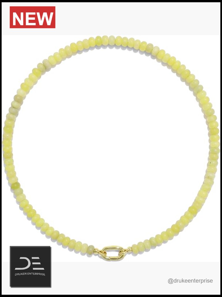 Natural Gemstone Beaded Choker Necklace, Boho Beach Layering Jewelry
